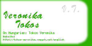 veronika tokos business card